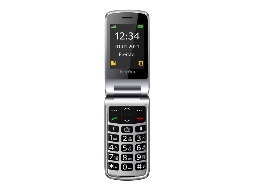 Beafon SL645 Plus Klaptelefon med Store Taster - Sort