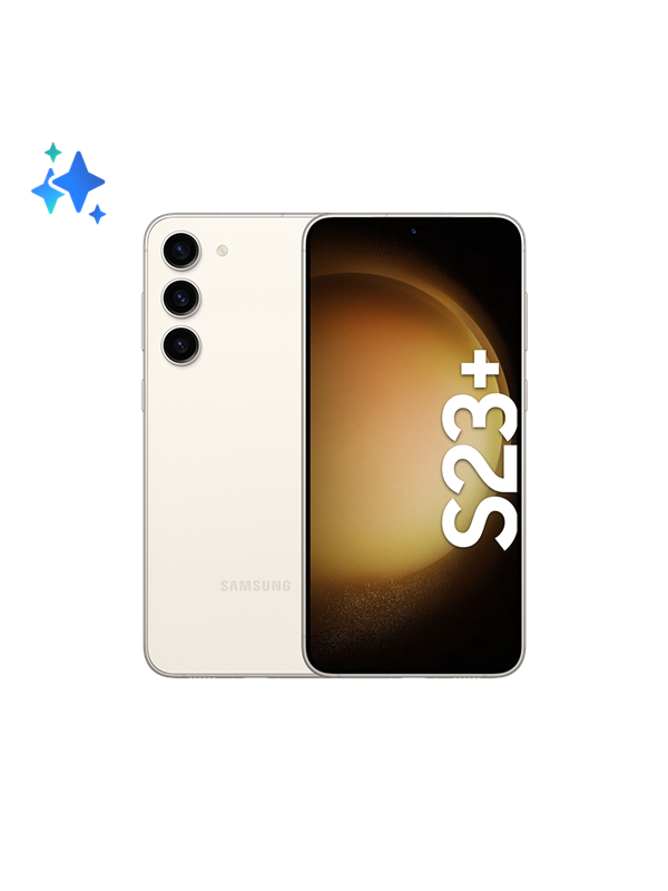 Samsung Galaxy S23+ 5G 512GB - Cream - Fantastisk tilbud!