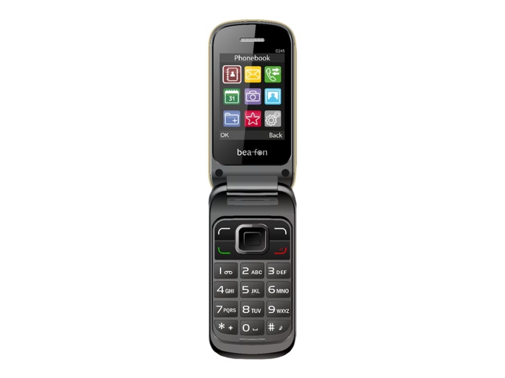 Bea Fon Classic Line C245 - Funktionstelefon med Dual Sim