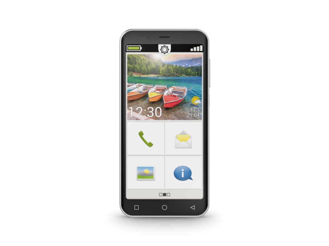 Emporia Smart5.mini - 4G Android Mobiltelefon, Sort