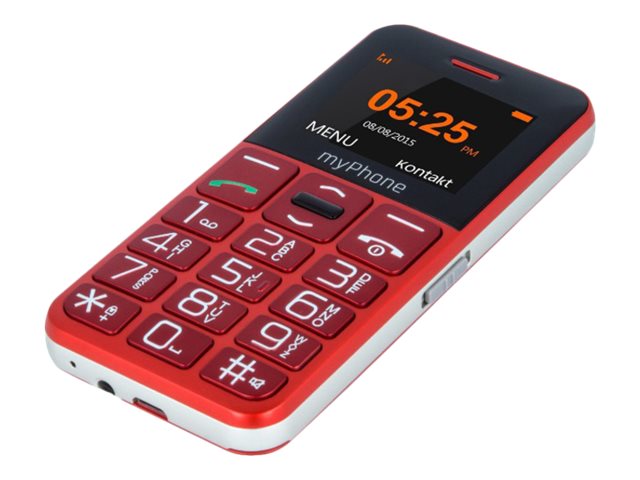 Myphone Halo Easy - Rød Funktionstelefon med LCD-skærm