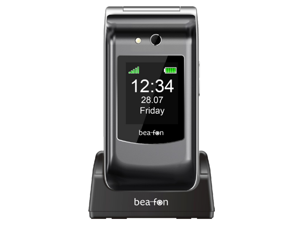 Beafon SL646 Mobiltelefon med Bluetooth og Muslingeskal