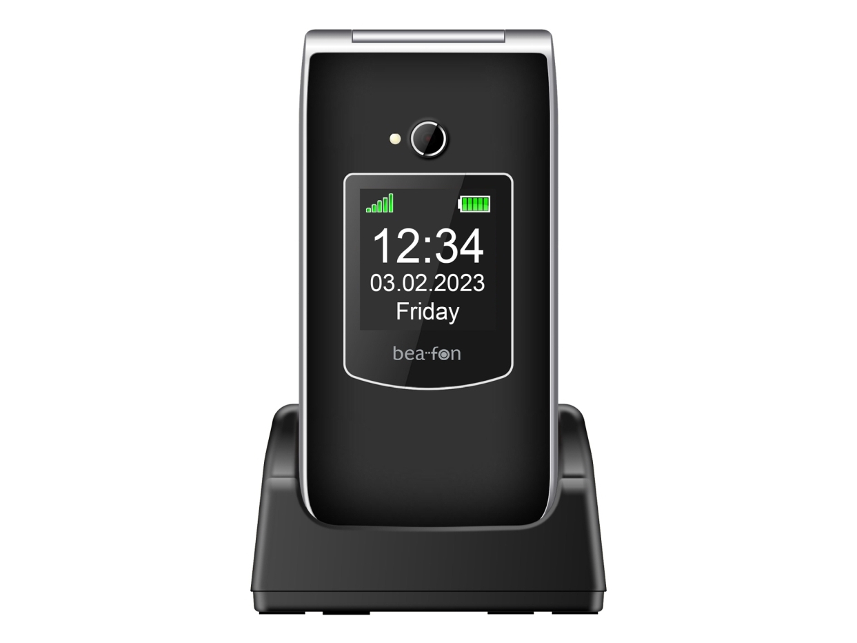 Bea Fon Silver Line - Funktionstelefon med Microsd Slot