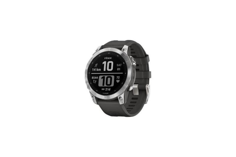 Garmin fnix 7 Sølv Smartwatch med Grafit Bånd