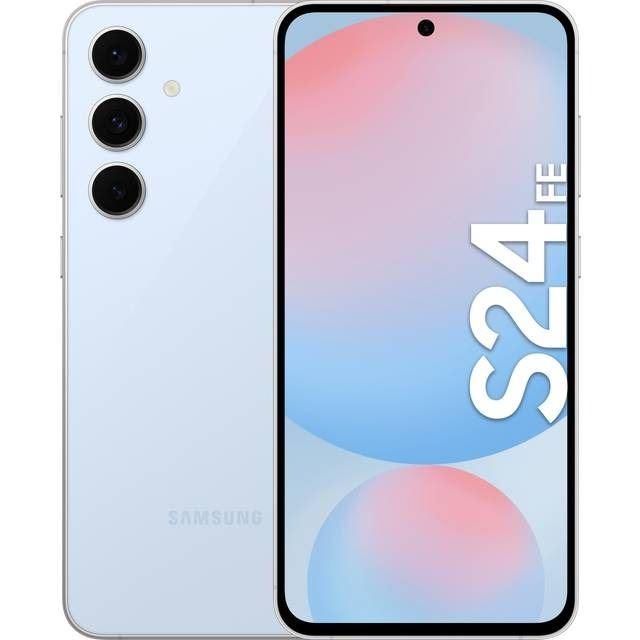 Samsung Galaxy S24 FE (256GB, Blå) - Uden abonnement