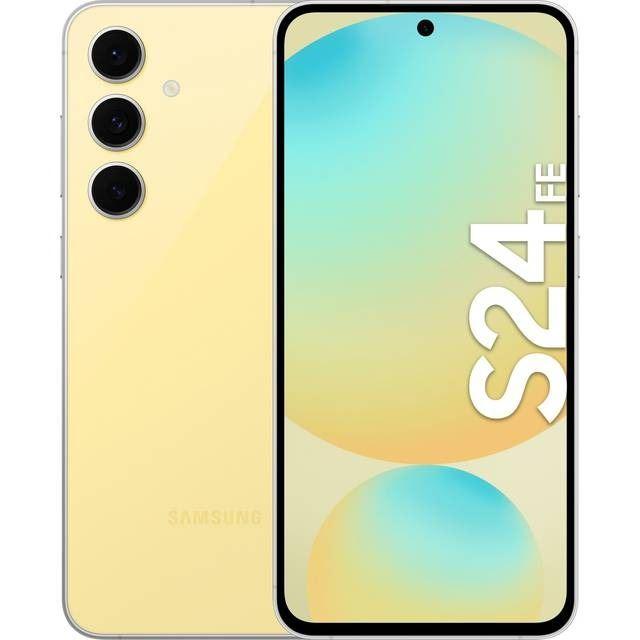 Samsung Galaxy S24 FE 128GB i Gul - Uden Abonnement