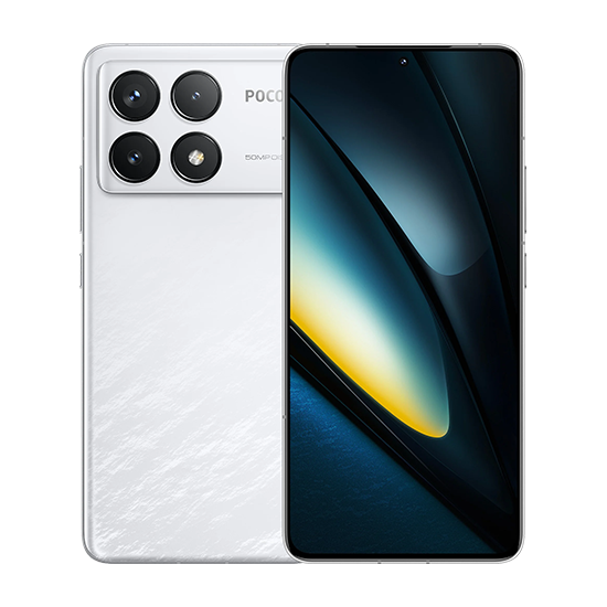 Xiaomi Poco F6 Pro 5G (512GB, Hvid) - Uden abonnement