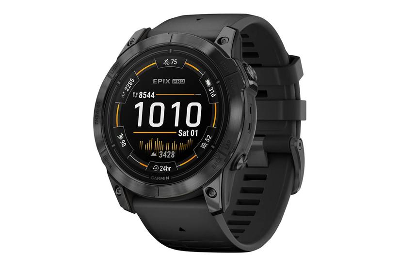 Epix Pro Standard Edition 2. Generation   Skifergrå Fiberforstærket Polymer   Ja Smart Ur Med Bånd   Sort   32 Gb fra Garmin
