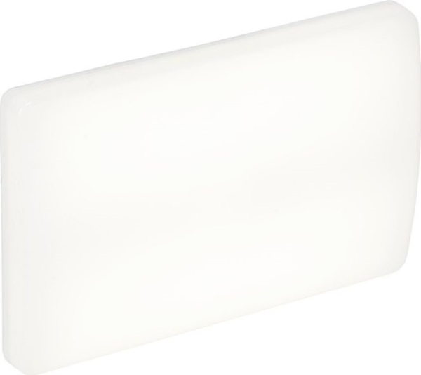 Plafond Portal Led Evo Hv 6w Pc Mælkefarvet Med Udendørs Skumringssensor 4000k (199684 Hv) fra Lena Lighting