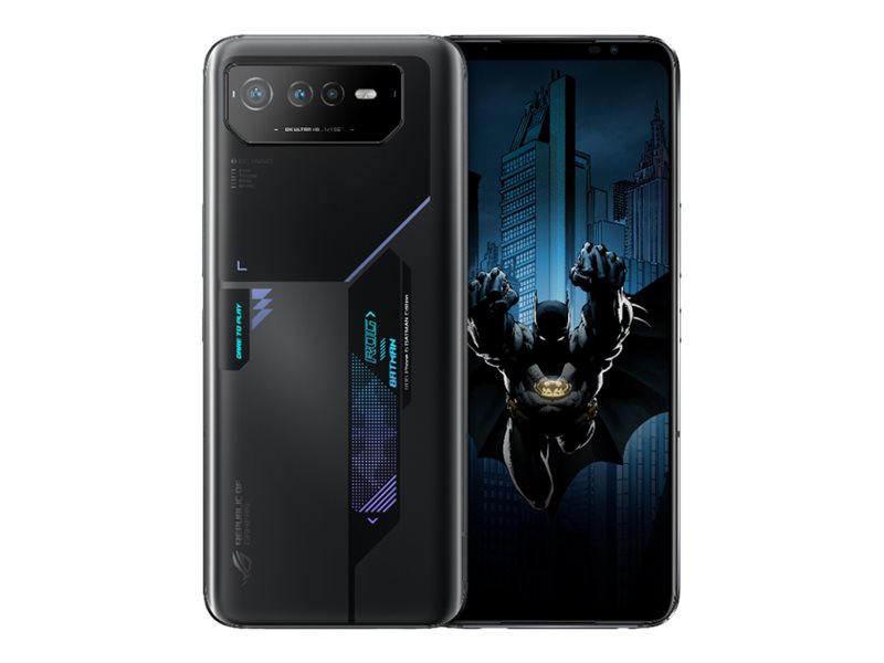 Rog Phone 6   Batman Edition   5g Smartphone   Dual Sim   Ram 12 Gb   Intern Hukommelse 256 Gb   Oled Skærm   6.78"   2448 X 1080 Pixels (165 Hz fra Asus