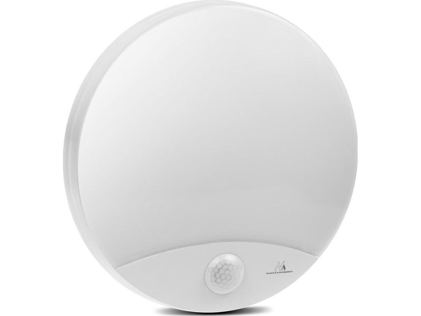 Bevægelsesdetektor Led Lampe, Infrarød, Hvid, 10w, Ip44, Naturhvid (4000k), 900lm, Mce357 W fra Maclean