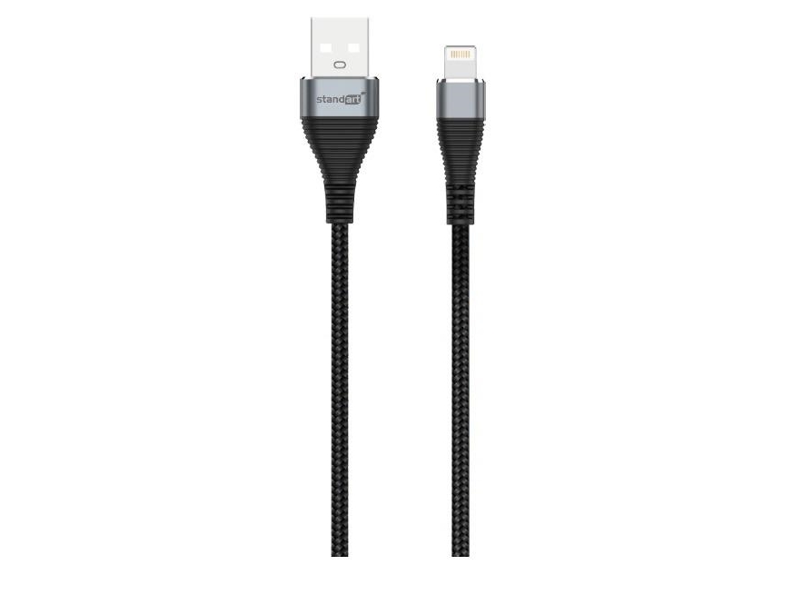 Cable Gt Rh015 Usb Lightning 1.2m Grey fra Standart