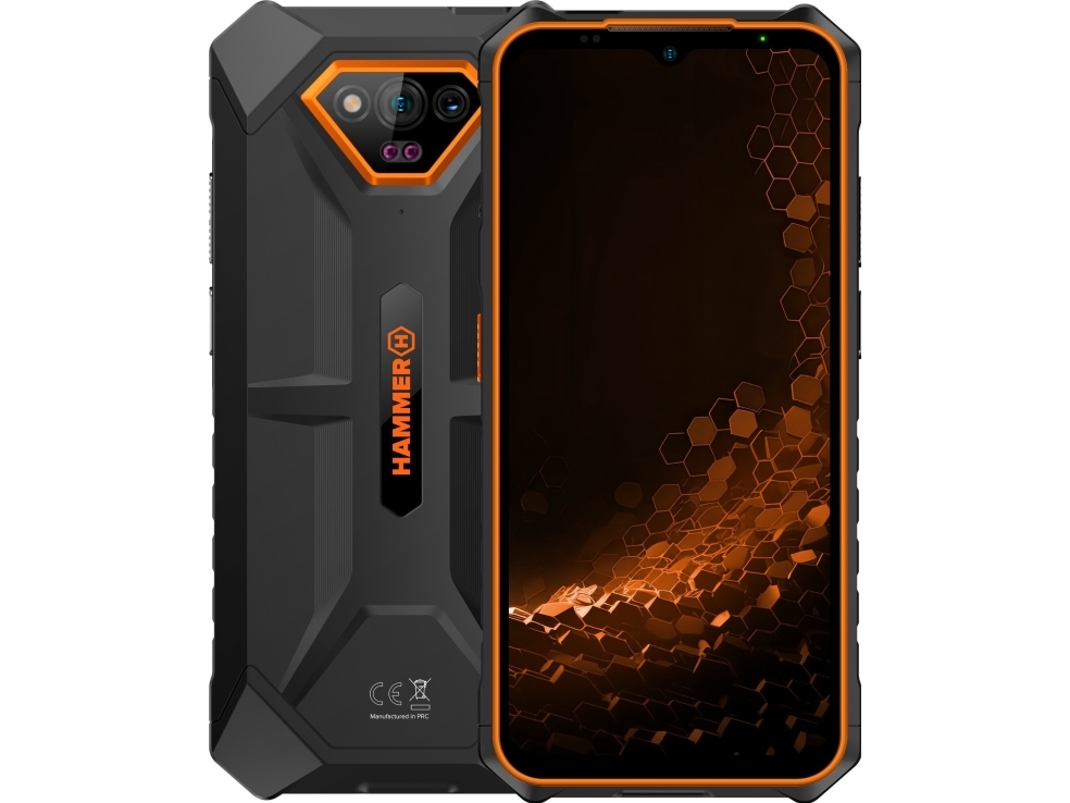 Hammer Iron | V | Orange | 6.5 &quot  | Ips | 1600 X 720 Pixels | Mediatek | Helio G36 | Internal Ram 6 Gb | 64 Gb | Microsd | Dual Sim | Nano Sim | fra Hammersmith