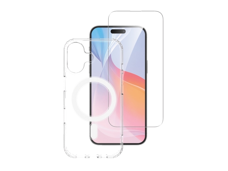 3in1 Premium Starter Set, Transparent, Hvid, 9h, Apple, Iphone 16, 50 G, 180 Mm fra 4smarts