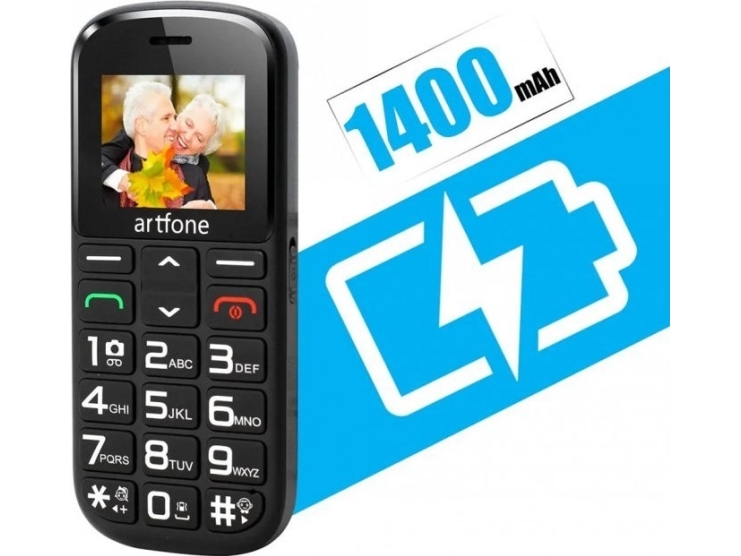Mobilusis Telefonas Senjorams Arftone Cs 182 Mobiltelefon fra Artfone