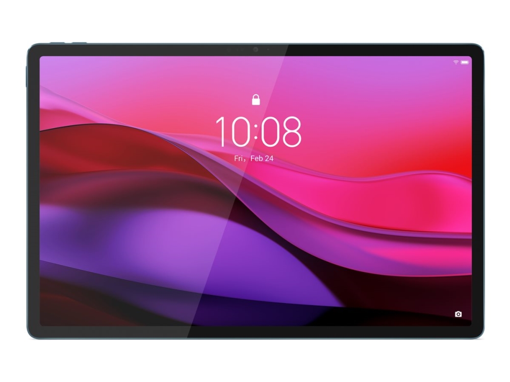 Yoga Tab Plus Zaeg   Tablet   Android 14 Eller Senere   256 Gb Ufs Card   12.7" Ltps (2944 X 1840)   Tidevandsturkis fra Lenovo
