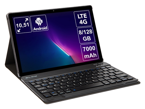Platinumtab11, 26,7 Cm (10.5"), 1920 X 1200 Pixel, 8 Gb, 2 Ghz, Android 13, Sort fra Blow