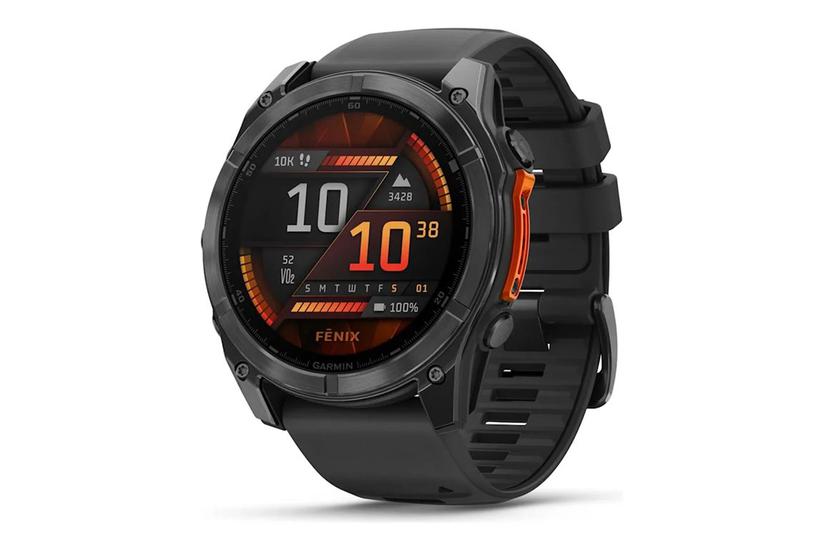 Fenix 8   Skifergrå   Sportsur Med Bånd   Sort   32 Gb fra Garmin
