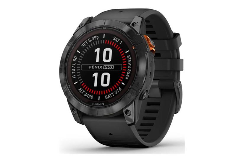 Fenix 7x Pro Solar Edition   Skifergrå   Ja Sportsur Med Bånd   Sort   32 Gb fra Garmin