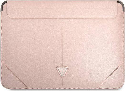 ærme Gucs14psatlp 13 14 "pink Rosa Saffiano Triangle Logo fra Guess