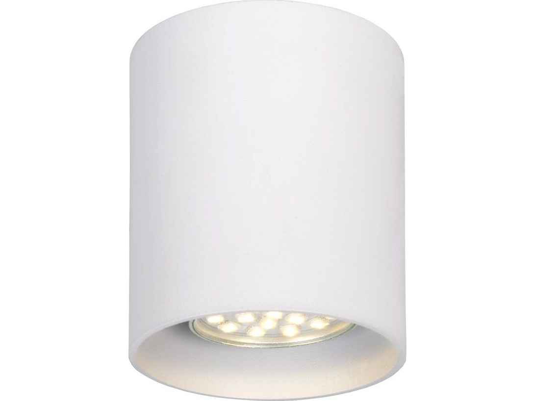 Loftslampe   Bodi 09100 01 31 Hvidt Rør Loftsarmatur fra Lucide