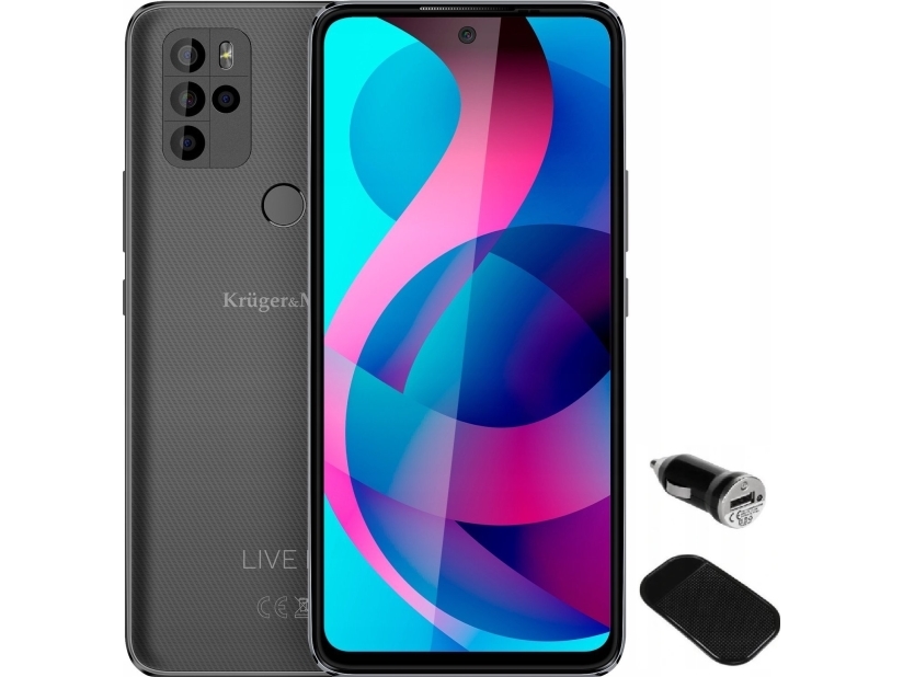 Kruger&amp Matz Live 10s 8 256gb Sort (km0499) Smartphone fra Kruger&matz