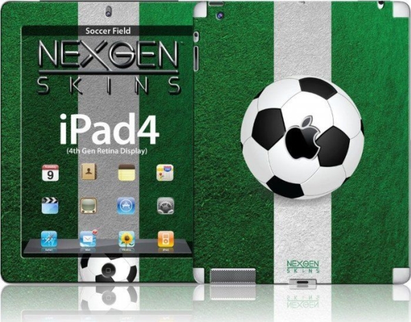 Sæt Case Skins Med 3d Effekt Ipad 2 3 4 (fodboldbane 3d) fra Nexgen Skins