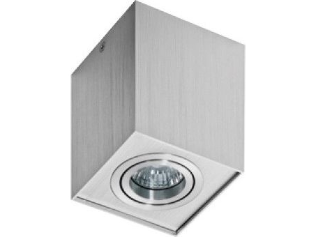 Loftslampe   Eloy Az0991 Firkantet Loftsarmatur I Aluminium fra Azzardo