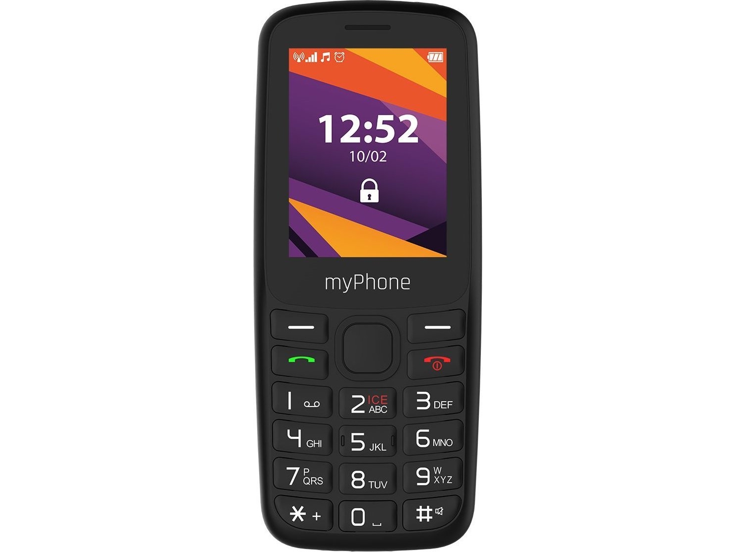 6410 Lte | Black | 2.4 &quot  | Tft | 64 Mb | 128 Mb | Dual Sim | Nano Sim | Usb Version Type C | Built In Camera | Main Camera Resolution 0. fra Myphone
