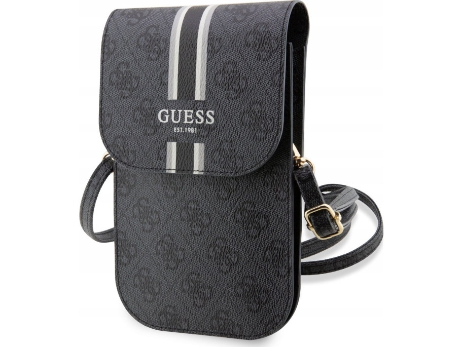 4g Stripes   Torebka Crossbody Na Telefon (czarny) fra Guess