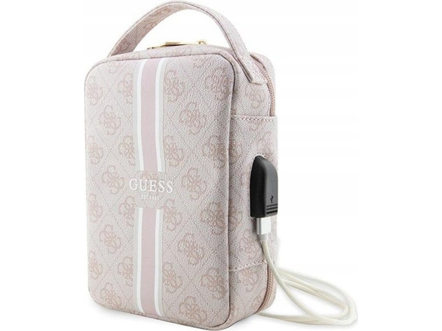 4g Printed Stripes Travel Universal Bag   Organizer Na Akcesoria (róowy) fra Guess