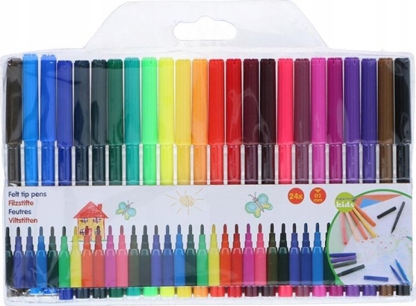 Markers   Kuglepenne   Markerpenne 24 Stk. fra Topwrite