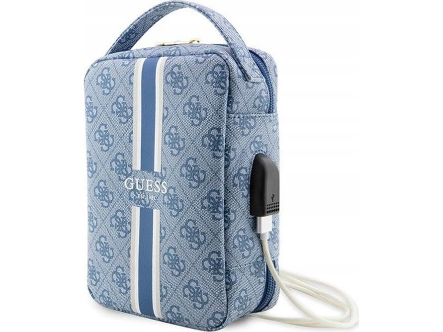 4g Printed Stripes Travel Universal Bag   Organizer Na Akcesoria (niebieski) fra Guess