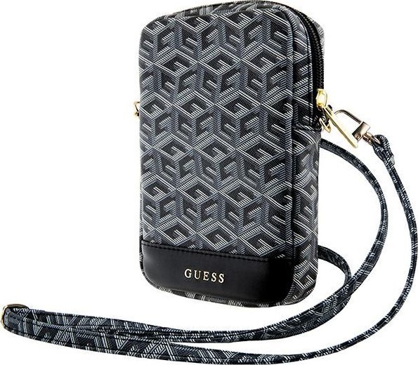 Zip Gcube Bottom Stripe   Torebka Na Telefon (czarny) fra Guess