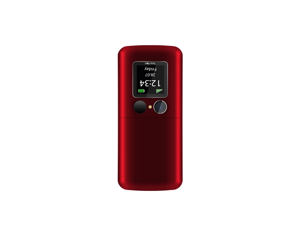 Beafon Fold10, Muslingeskal, Single Sim, 5,59 Cm (2.2"), Bluetooth, 1000 Mah, Sort, Rød fra Bea-fon Mobile