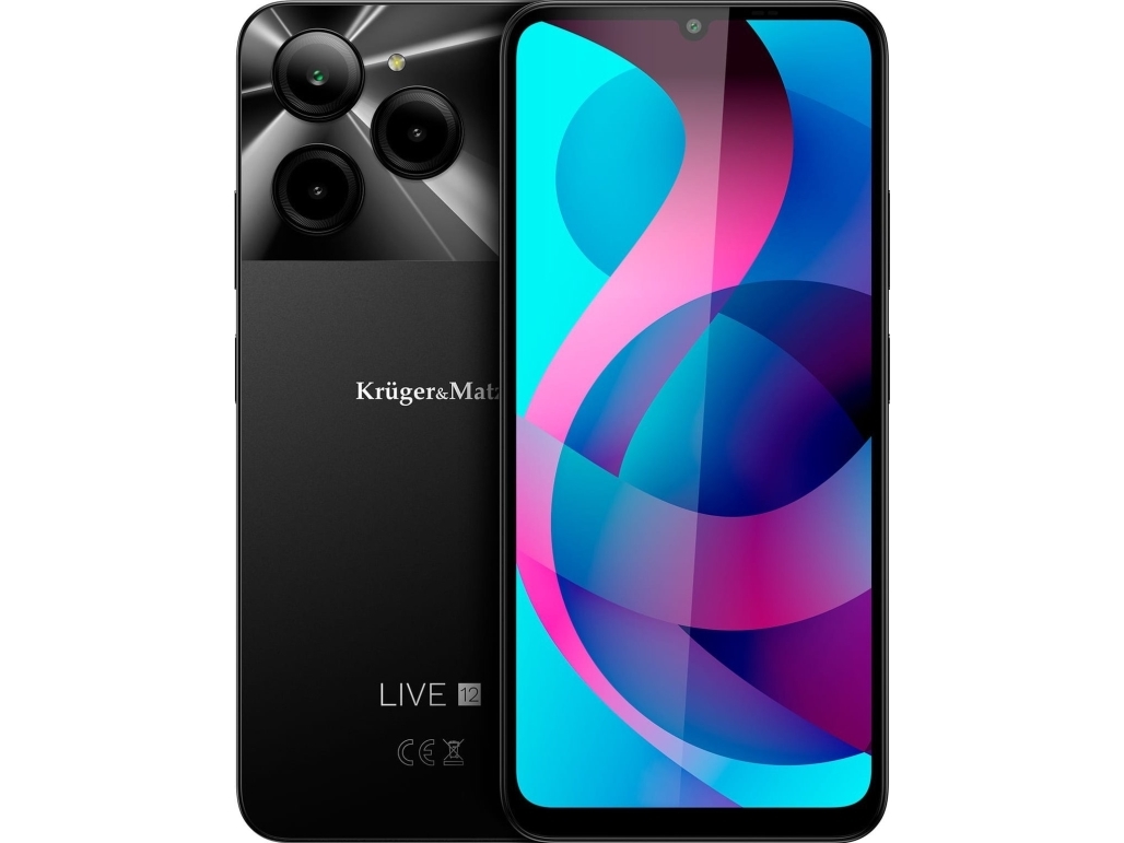 Smartfon   Smartfon   Live 12 Black fra Kruger&matz
