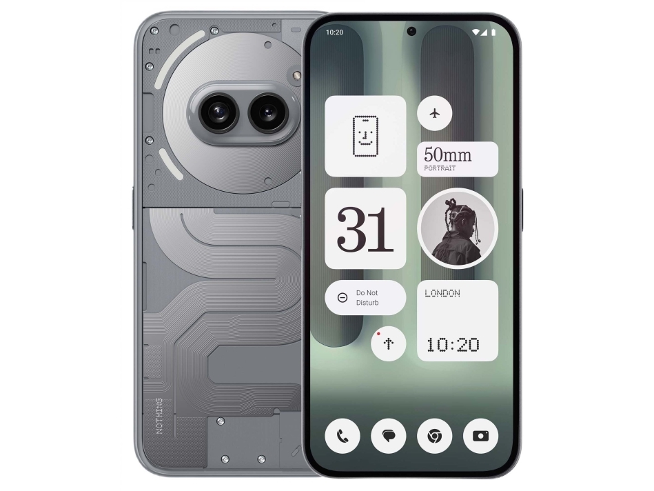 Phone (2a) Plus, 17 Cm (6.7"), 12 Gb, 256 Gb, 50 Mp, Android 14, Grå fra Nothing