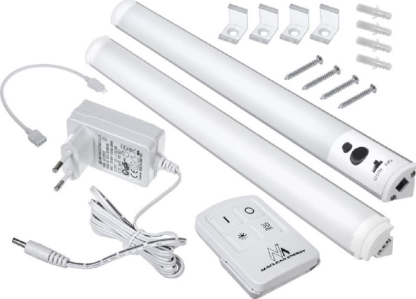 Loftsarmatur   Mce245   Mce245 Lineær Led Lampe Til Underskabe, Sæt Med 2 Moduler Med Fjernbetjening fra Maclean