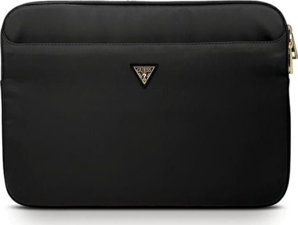 ærme Gucs13ntmlbk 13&amp Amp  Sort Nylon Trekantet Logo fra Guess