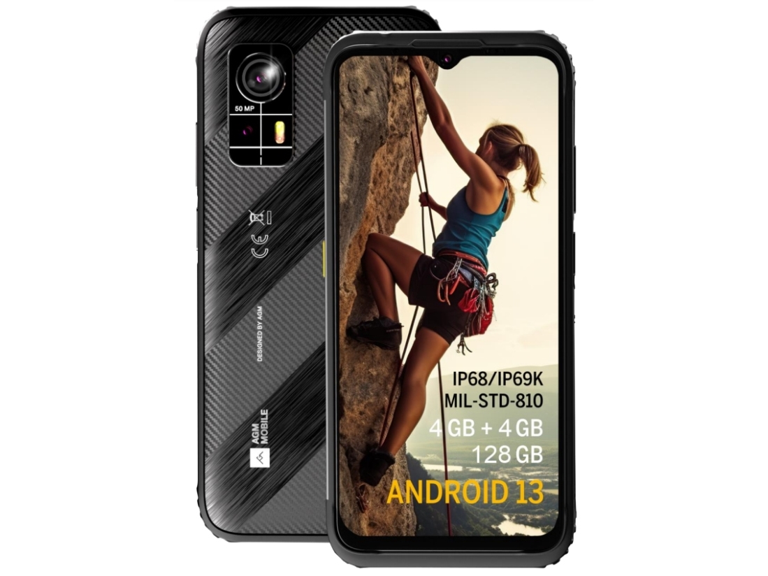 Mobiltelefon Beafon   By Bea Fon H6 L Rugged   Sort fra Agm