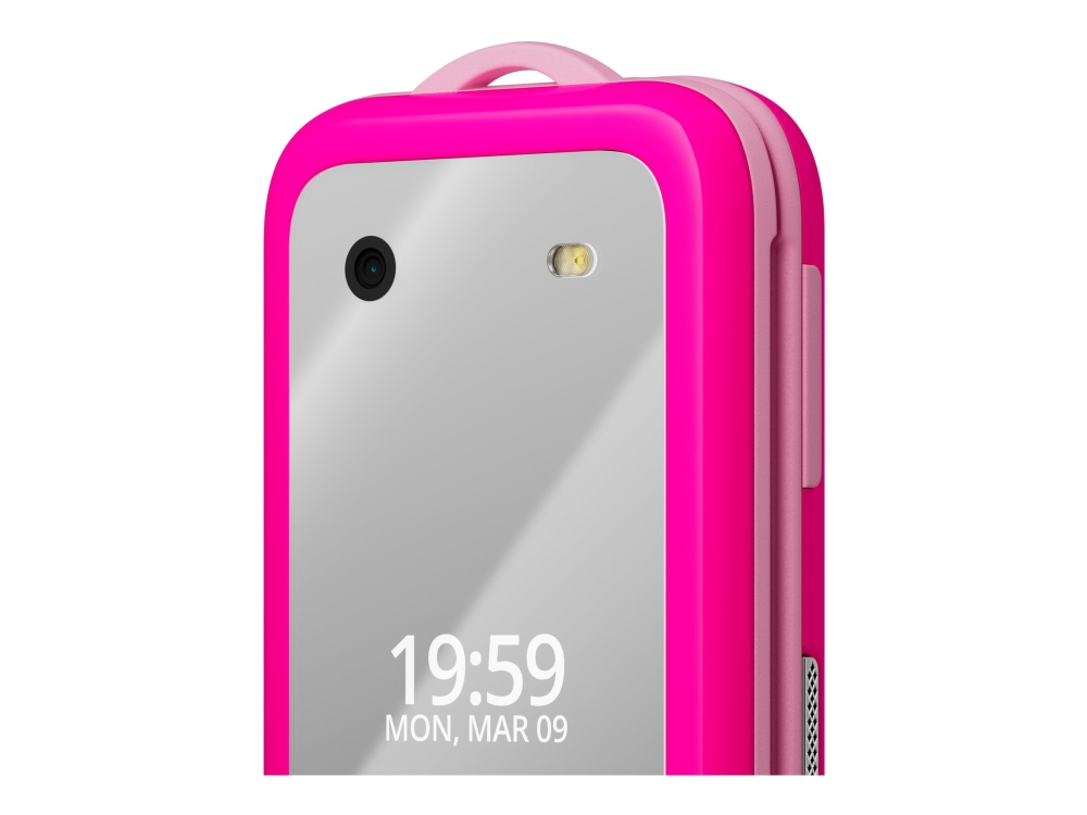 Hmd Barbie Phone   4g Funktionstelefon   Dual Sim   Ram 64 Mb   Intern Hukommelse 128 Mb   Microsd Slot   Rear Camera 0,3 Mp   Strøm Pink fra Hmd Global