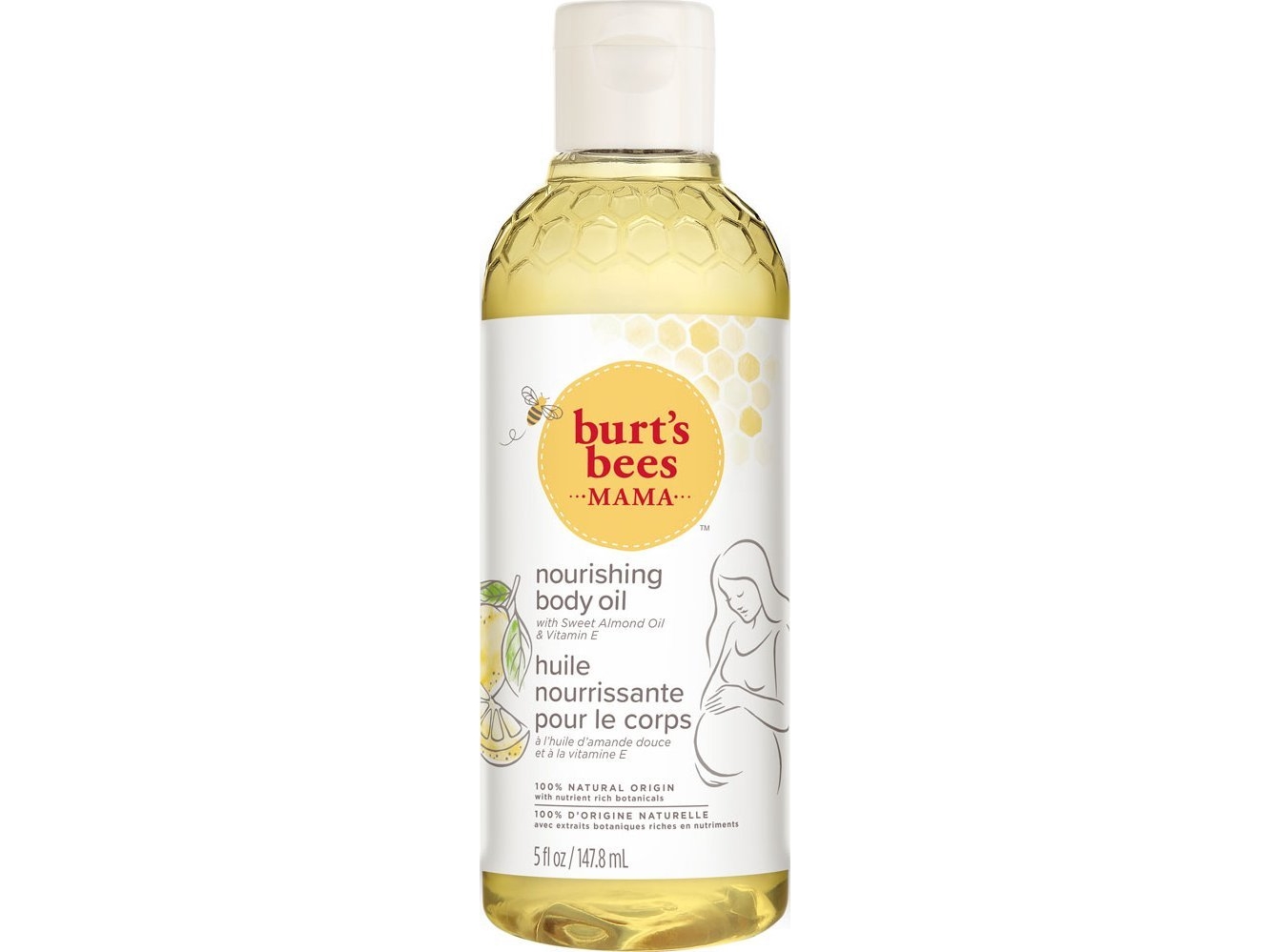 Burt's Bees Mama Bee Body Oil W Vitamin E (5 Fl Oz   148 Ml) fra Burts Bees