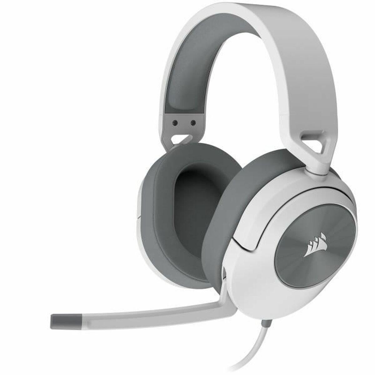 Hovedtelefoner Med Mikrofon   Hs55 Stereo Hvid fra Corsair