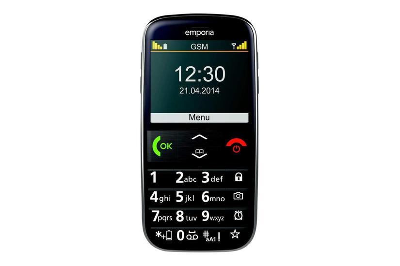 Emporiaeuphoria Sort   Funktionstelefon   Gsm fra Emporia Telecom
