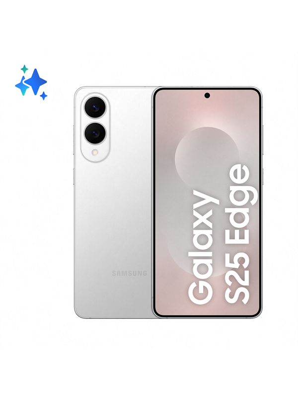 Galaxy S25 Edge 256gb 12gb Titanium Silver fra Samsung