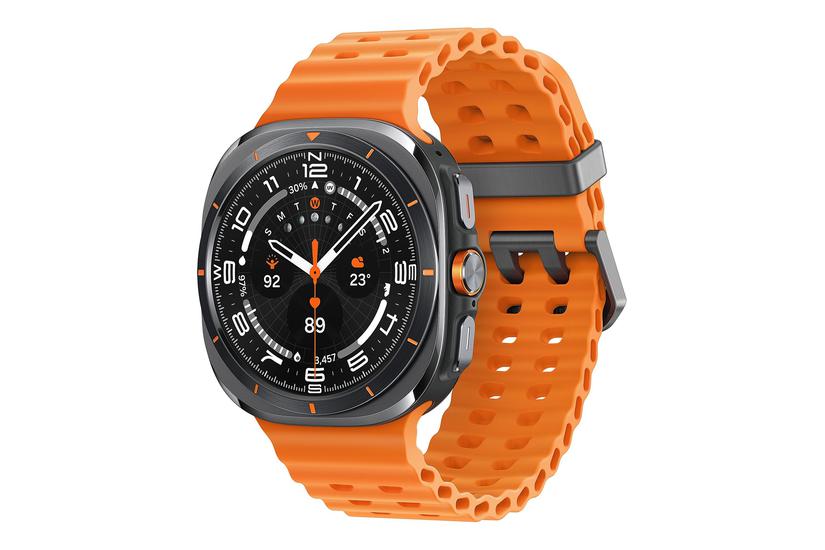 Galaxy Watch Ultra Titaniumgrå Smart Ur Med Marinebånd Orange 64 Gb fra Samsung
